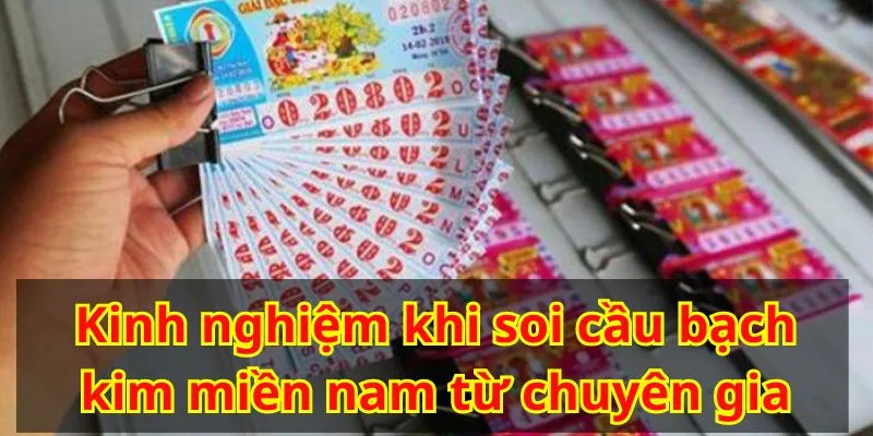 Kinh nghiệm khi soi cầu bạch kim miền nam từ chuyên gia
